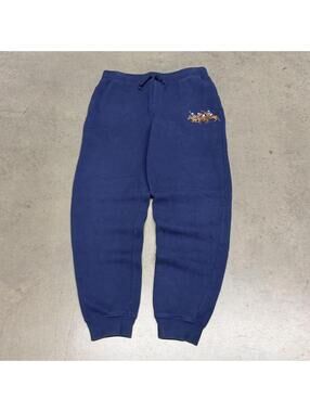 Polo Ralph Lauren Men's Navy and Red Joggers-tracksuit